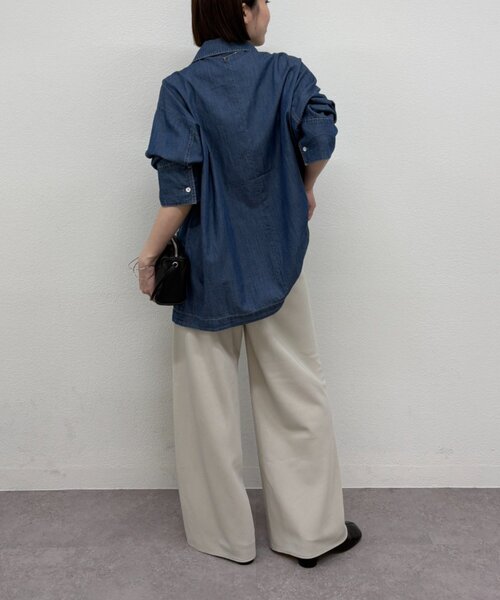 Omekashi(オメカシ)の「バイアスワイドパンツ(その他パンツ・レディース・ホワイト系その他/ブラック・FREE)」の19枚目の写真