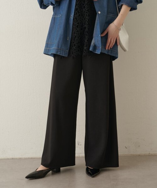 Omekashi(オメカシ)の「バイアスワイドパンツ(その他パンツ・レディース・ホワイト系その他/ブラック・FREE)」の20枚目の写真
