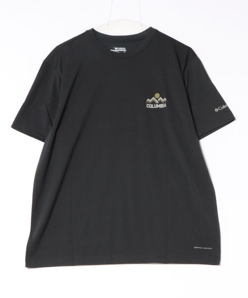 Columbia(コロンビア)の「【Columbia】シダートレイルバックグラフィックTシャツ Over Fit(Tシャツ/カットソー・メンズ・グレー/ホワイト/ベージュ/ブラック・S/M/L)」の2枚目の写真
