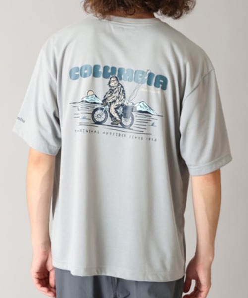 Columbia(コロンビア)の「【Columbia】シダートレイルバックグラフィックTシャツ Over Fit(Tシャツ/カットソー・メンズ・グレー/ホワイト/ベージュ/ブラック・S/M/L)」の3枚目の写真