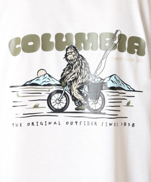 Columbia(コロンビア)の「【Columbia】シダートレイルバックグラフィックTシャツ Over Fit(Tシャツ/カットソー・メンズ・グレー/ホワイト/ベージュ/ブラック・S/M/L)」の6枚目の写真
