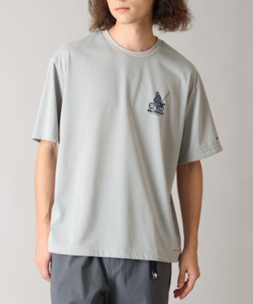 Columbia(コロンビア)の「【Columbia】シダートレイルバックグラフィックTシャツ Over Fit(Tシャツ/カットソー・メンズ・グレー/ホワイト/ベージュ/ブラック・S/M/L)」の9枚目の写真