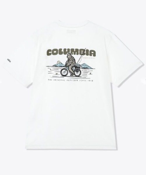 Columbia(コロンビア)の「【Columbia】シダートレイルバックグラフィックTシャツ Over Fit(Tシャツ/カットソー・メンズ・グレー/ホワイト/ベージュ/ブラック・S/M/L)」の8枚目の写真