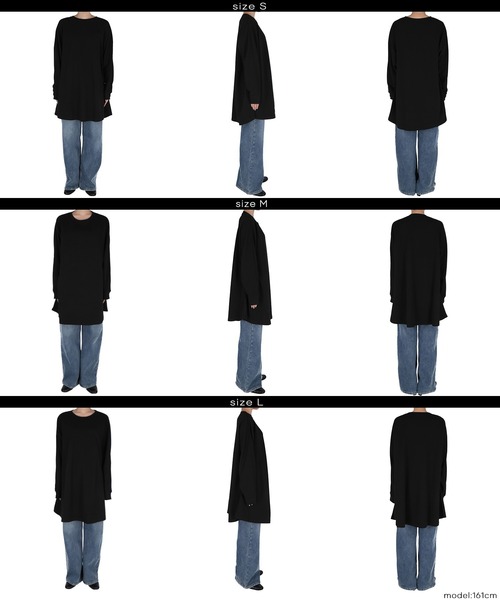 coca（coca）（コカ）の「エンボスフレアチュニックトップス（チュニック・レディース・ベージュ/ブラック・M/L/S）」の16枚目の写真