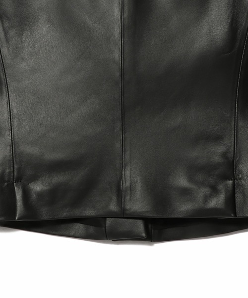 UNUS(ユナス)の「UNUS / Lamb Leather Vest(ベスト・レディース・ブラック・FREE)」の7枚目の写真
