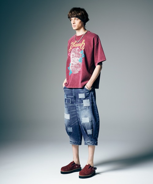 glamb(グラム)の「Unplugged Cropped Denim / アンプラグドクロップドデニム(デニムパンツ・メンズ・ブラック/インディゴブルー・S/M/L)」の15枚目の写真