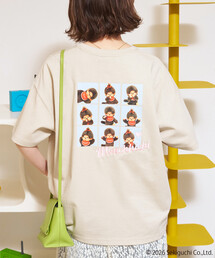 限定展開 モンチッチ photoGridePanel Tシャツ