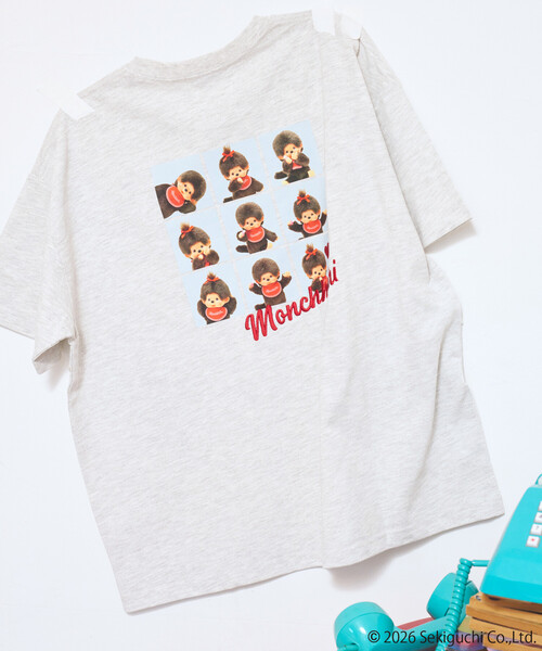 セール】限定展開 モンチッチ photoGridePanel Tシャツ（Tシャツ