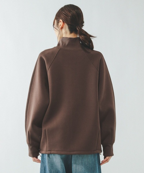 GLOBAL WORK（グローバルワーク）の「ダンボールスタンドブルゾン/636026（ブルゾン・レディース・チャコールグレー/ダークブラウン・LARGE/MEDIUM）」の16枚目の写真