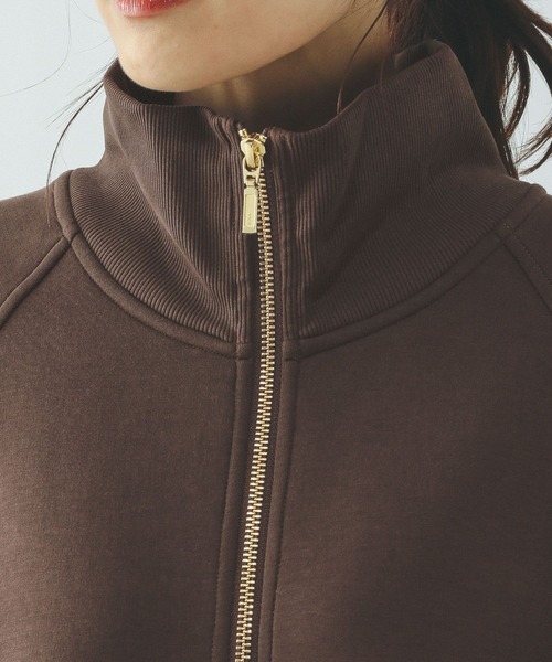 GLOBAL WORK（グローバルワーク）の「ダンボールスタンドブルゾン/636026（ブルゾン・レディース・チャコールグレー/ダークブラウン・LARGE/MEDIUM）」の19枚目の写真