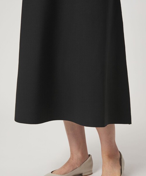 green label relaxing（グリーンレーベルリラクシング）の「ハイショク エリツキ ショートスリーブ ニット ワンピース（ワンピース・レディース・ナチュラル/ブラック・FREE）」の15枚目の写真