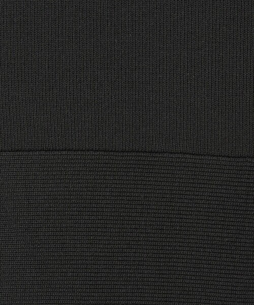 green label relaxing（グリーンレーベルリラクシング）の「ハイショク エリツキ ショートスリーブ ニット ワンピース（ワンピース・レディース・ナチュラル/ブラック・FREE）」の16枚目の写真