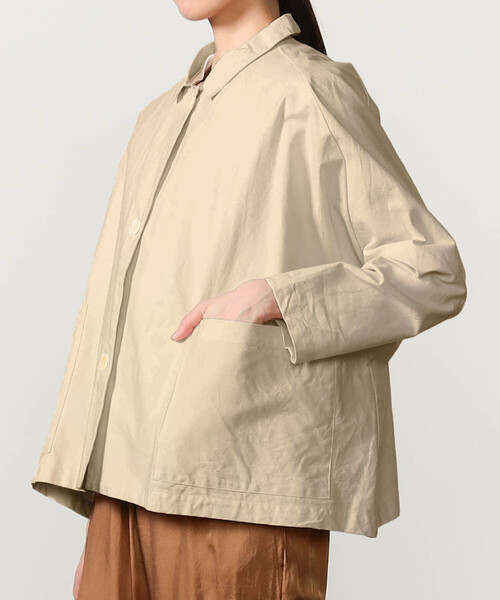 GALLEGO DESPORTES(ギャレゴデスポート)の「GALLEGO DESPORTES | ラグランスリーブ ジャケット WOMEN(その他アウター・レディース・Nat・S)」の12枚目の写真