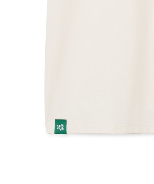 Pacific GOLF CLUB(パシフィックゴルフクラブ)の「MOCK-NECK TEE HALF SLEEVE LAUREL PRINT(Tシャツ/カットソー・レディース・アイボリー/ネイビー・S/M)」の4枚目の写真