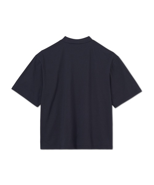 Pacific GOLF CLUB(パシフィックゴルフクラブ)の「MOCK-NECK TEE HALF SLEEVE LAUREL PRINT(Tシャツ/カットソー・レディース・アイボリー/ネイビー・S/M)」の5枚目の写真
