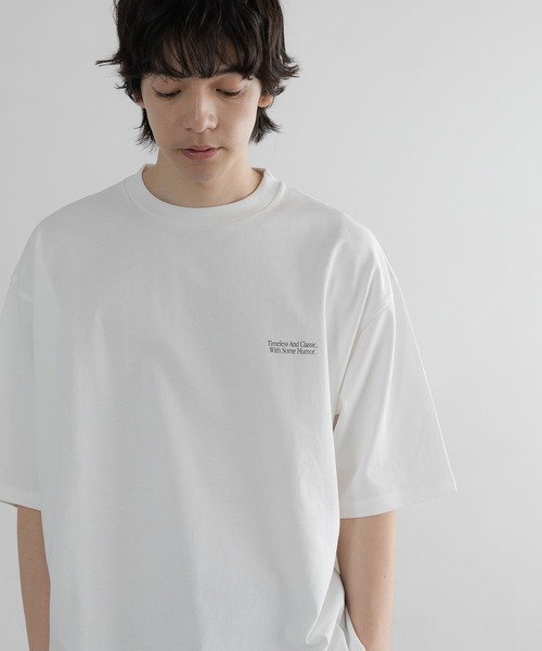 LOWRYS FARM（ローリーズファーム）の「【LFM(U)】CREWNECKTSS／P　 653931（Tシャツ/カットソー・メンズ・ピンク/グリーン/ブラック/ブラウン/ホワイト・LARGE/MEDIUM）」の2枚目の写真