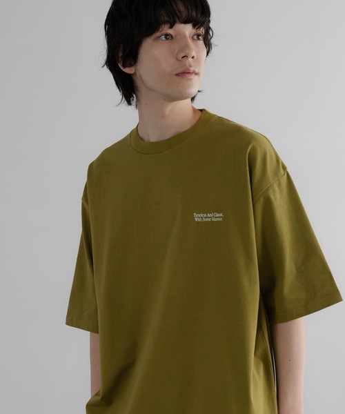 LOWRYS FARM（ローリーズファーム）の「【LFM(U)】CREWNECKTSS／P　 653931（Tシャツ/カットソー・メンズ・ピンク/グリーン/ブラック/ブラウン/ホワイト・LARGE/MEDIUM）」の5枚目の写真