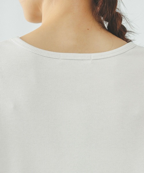 GLOBAL WORK(グローバルワーク)の「Beauteeラメリブプルオーバー/一部店舗限定/632501(Tシャツ/カットソー・レディース・オフホワイト/ブラック/ライトグレー・LARGE/MEDIUM)」の20枚目の写真