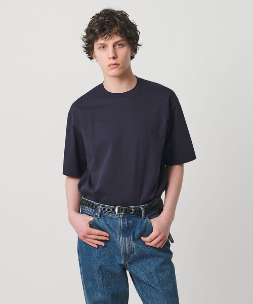 UNITED ARROWS(ユナイテッドアローズ)の「ポンチ Tシャツ デオドラント 抗菌防臭 接触冷感(Tシャツ/カットソー・メンズ・ブラック/ネイビー/ホワイト/ライトグレー・S/M/L/XL)」の4枚目の写真