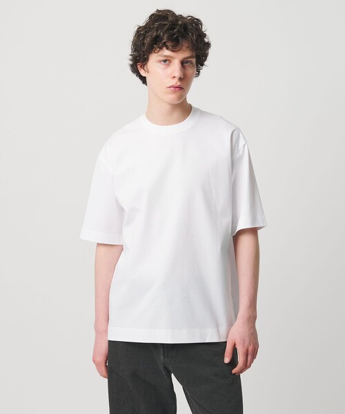 UNITED ARROWS(ユナイテッドアローズ)の「ポンチ Tシャツ デオドラント 抗菌防臭 接触冷感(Tシャツ/カットソー・メンズ・ブラック/ネイビー/ホワイト/ライトグレー・S/M/L/XL)」の1枚目の写真