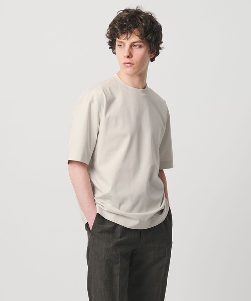 UNITED ARROWS(ユナイテッドアローズ)の「ポンチ Tシャツ デオドラント 抗菌防臭 接触冷感(Tシャツ/カットソー・メンズ・ブラック/ネイビー/ホワイト/ライトグレー・S/M/L/XL)」の3枚目の写真