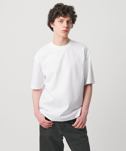 UNITED ARROWS(ユナイテッドアローズ)の「ポンチ Tシャツ デオドラント 抗菌防臭 接触冷感(Tシャツ/カットソー・メンズ・ブラック/ネイビー/ホワイト/ライトグレー・S/M/L/XL)」の8枚目の写真