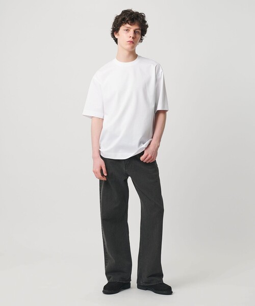 UNITED ARROWS(ユナイテッドアローズ)の「ポンチ Tシャツ デオドラント 抗菌防臭 接触冷感(Tシャツ/カットソー・メンズ・ブラック/ネイビー/ホワイト/ライトグレー・S/M/L/XL)」の9枚目の写真