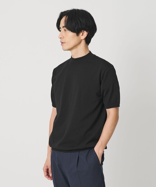 BEAUTY&YOUTH UNITED ARROWS（ビューティーアンドユースユナイテッドアローズ）の「デオドラント ジャケットネック ニット 抗菌防臭 ウォッシャブル（ニット/セーター・メンズ・ホワイト/ナチュラル/ブラック・XL/L/M/S）」の5枚目の写真