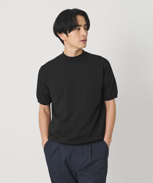 BEAUTY&YOUTH UNITED ARROWS（ビューティーアンドユースユナイテッドアローズ）の「デオドラント ジャケットネック ニット 抗菌防臭 ウォッシャブル（ニット/セーター・メンズ・ホワイト/ナチュラル/ブラック・XL/L/M/S）」の6枚目の写真