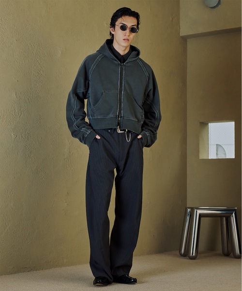 Jieda（ジエダ）の「3D STRIPE CUTTING PANTS（その他パンツ・メンズ・ネイビー/グレー/ブラック・2/1）」の10枚目の写真