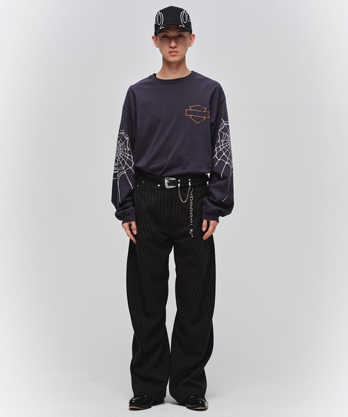 Jieda（ジエダ）の「3D STRIPE CUTTING PANTS（その他パンツ・メンズ・ネイビー/グレー/ブラック・2/1）」の11枚目の写真