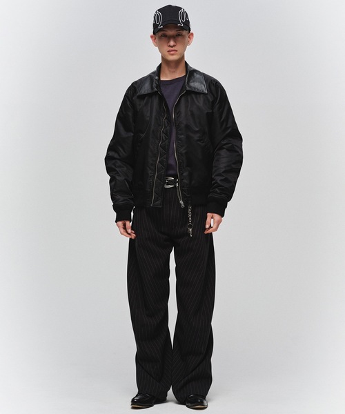 Jieda（ジエダ）の「3D STRIPE CUTTING PANTS（その他パンツ・メンズ・ネイビー/グレー/ブラック・2/1）」の14枚目の写真