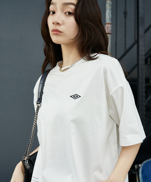 UMBRO(アンブロ)の「UMBRO × PUBLUX/アンブロ <吸水速乾>別注 プレーティング 天竺 グラフィック Tシャツ 限定展開(Tシャツ/カットソー・メンズ・ブラック/ライトグレー/ホワイト/チャコールグレー・LARGE/MEDIUM)」の20枚目の写真