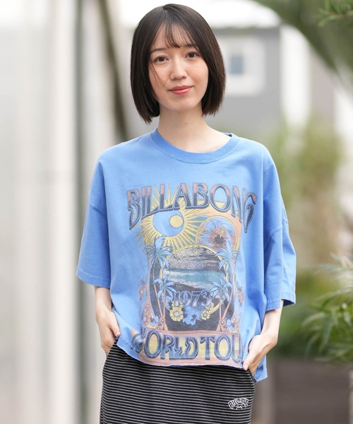 BILLABONG(ビラボン)の「BILLABONG/ビラボン 半袖 Tシャツ レディース BG013209(Tシャツ/カットソー・レディース・オレンジ/スミクロ/ブルー/オフホワイト・M)」の9枚目の写真