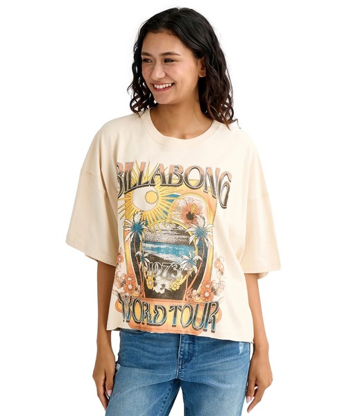 BILLABONG(ビラボン)の「BILLABONG/ビラボン 半袖 Tシャツ レディース BG013209(Tシャツ/カットソー・レディース・オレンジ/スミクロ/ブルー/オフホワイト・M)」の6枚目の写真