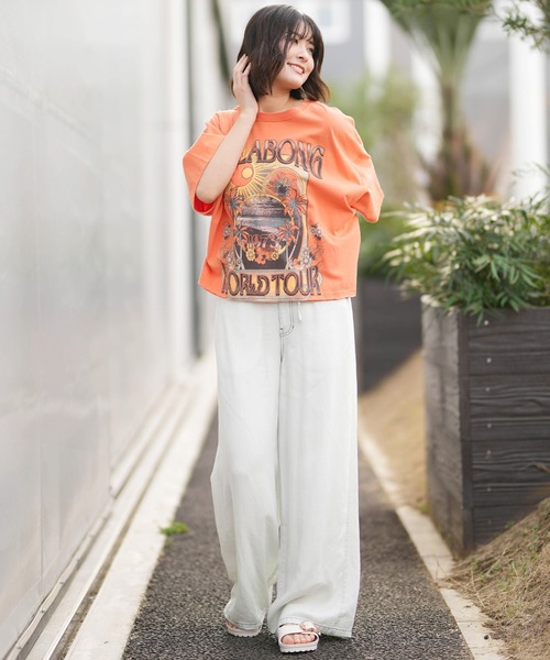 BILLABONG(ビラボン)の「BILLABONG/ビラボン 半袖 Tシャツ レディース BG013209(Tシャツ/カットソー・レディース・オレンジ/スミクロ/ブルー/オフホワイト・M)」の15枚目の写真