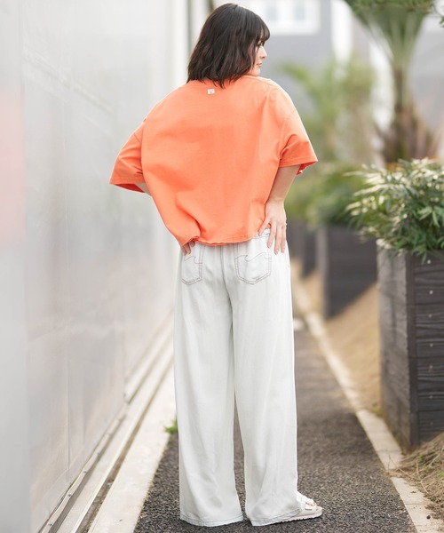 BILLABONG(ビラボン)の「BILLABONG/ビラボン 半袖 Tシャツ レディース BG013209(Tシャツ/カットソー・レディース・オレンジ/スミクロ/ブルー/オフホワイト・M)」の16枚目の写真