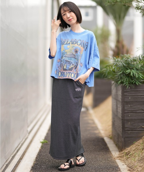 BILLABONG(ビラボン)の「BILLABONG/ビラボン 半袖 Tシャツ レディース BG013209(Tシャツ/カットソー・レディース・オレンジ/スミクロ/ブルー/オフホワイト・M)」の11枚目の写真
