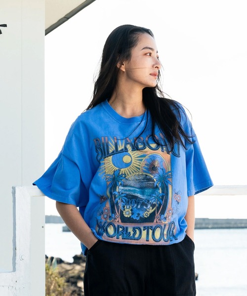 BILLABONG(ビラボン)の「BILLABONG/ビラボン 半袖 Tシャツ レディース BG013209(Tシャツ/カットソー・レディース・オレンジ/スミクロ/ブルー/オフホワイト・M)」の19枚目の写真