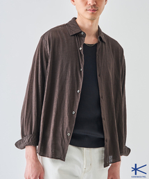 KANEMASA PHIL.（カネマサフィル）の「Kanemasa Phil. (カネマサ フィル) 別注 28ゲージ Atmosphere Ramie シャツ（シャツ/ブラウス）」