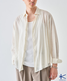 KANEMASA PHIL.（カネマサフィル）の「Kanemasa Phil. (カネマサ フィル) 別注 28ゲージ Atmosphere Ramie シャツ（シャツ/ブラウス）」
