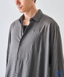 KANEMASA PHIL.（カネマサフィル）の「Kanemasa Phil. (カネマサ フィル) 別注 28ゲージ Atmosphere Ramie シャツ（シャツ/ブラウス）」