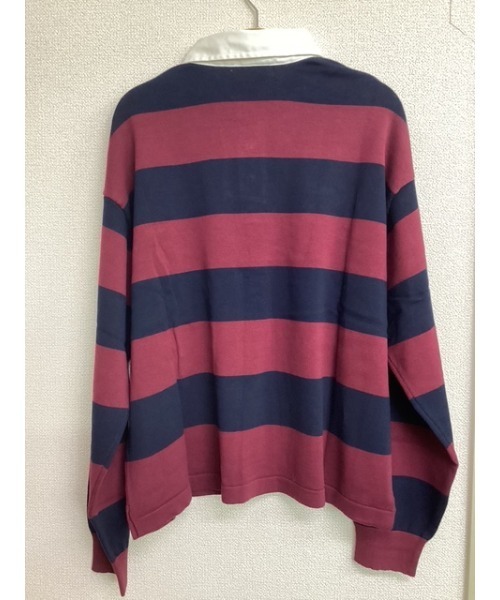 Bling Leads(ブリングリーズ)の「【Bls】【Bling Leads】ボーダーラガーシャツ ニット(ニット/セーター・メンズ・ワイン/ネイビー/サックスブルー/グレー/ベージュ/ブラック・FREE)」の12枚目の写真