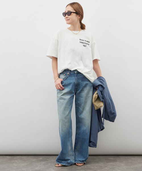 Deuxieme Classe（ドゥーズィエムクラス）の「【BRAWN/ブラウン】 LOGO Tシャツ（Tシャツ/カットソー・レディース・ブラック/ホワイト・FREE）」の9枚目の写真