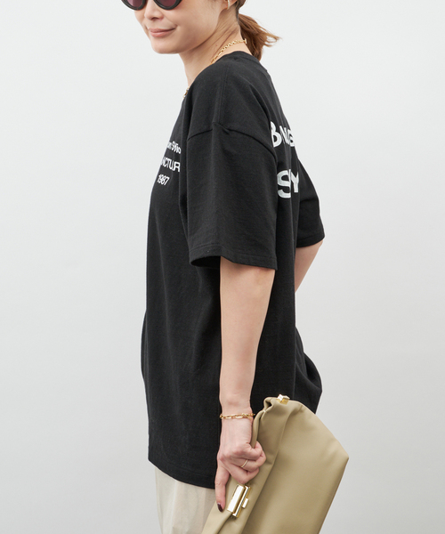 Deuxieme Classe（ドゥーズィエムクラス）の「【BRAWN/ブラウン】 LOGO Tシャツ（Tシャツ/カットソー・レディース・ブラック/ホワイト・FREE）」の11枚目の写真