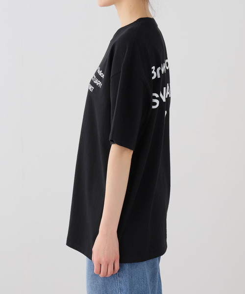 Deuxieme Classe（ドゥーズィエムクラス）の「【BRAWN/ブラウン】 LOGO Tシャツ（Tシャツ/カットソー・レディース・ブラック/ホワイト・FREE）」の20枚目の写真