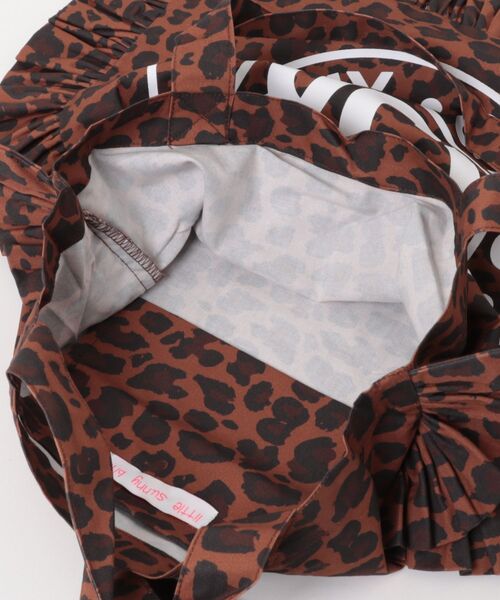 Little sunny bite(リトルサニーバイト)の「【Little Sunny Bite】LSB Logo frill tote bag(ショルダーバッグ・レディース・レオパード/マルチ・FREE)」の4枚目の写真