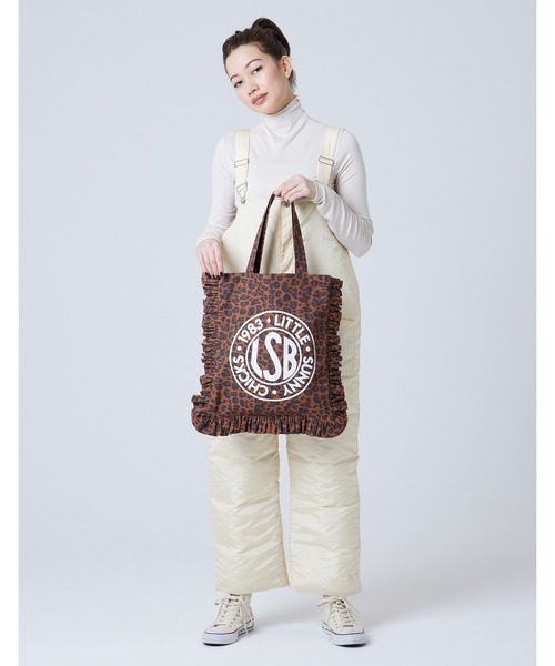Little sunny bite(リトルサニーバイト)の「【Little Sunny Bite】LSB Logo frill tote bag(ショルダーバッグ・レディース・レオパード/マルチ・FREE)」の15枚目の写真