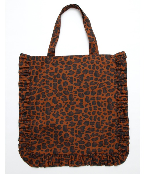 Little sunny bite(リトルサニーバイト)の「【Little Sunny Bite】LSB Logo frill tote bag(ショルダーバッグ・レディース・レオパード/マルチ・FREE)」の13枚目の写真