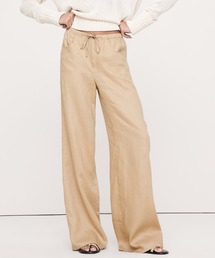 Banana Republic | スタジオ ワイドレッグ ドローストリング リネン パンツ(その他パンツ)